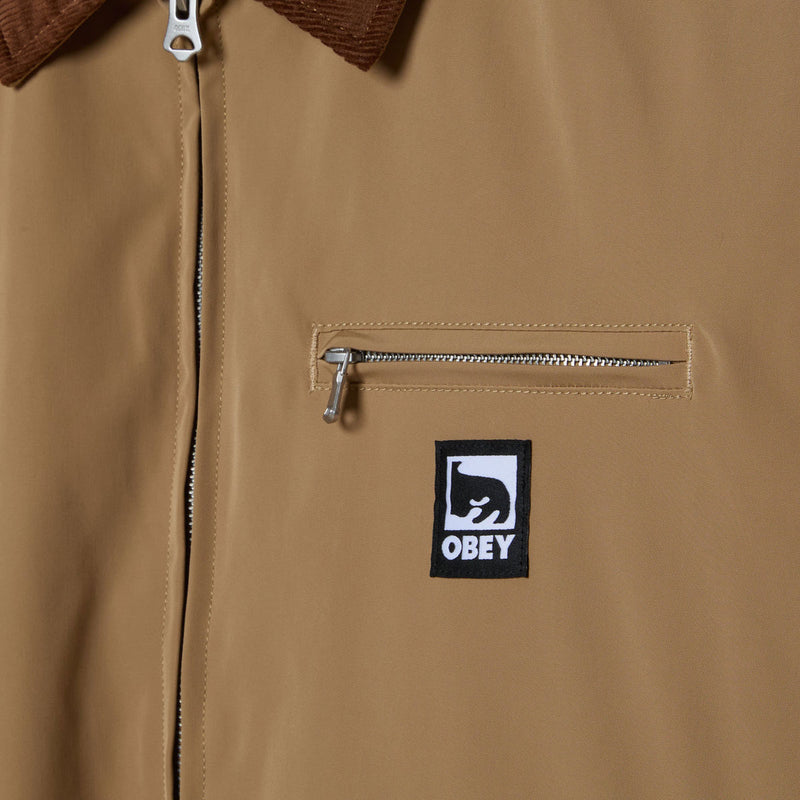 Obey Elysian Jacket - Vintage Tan