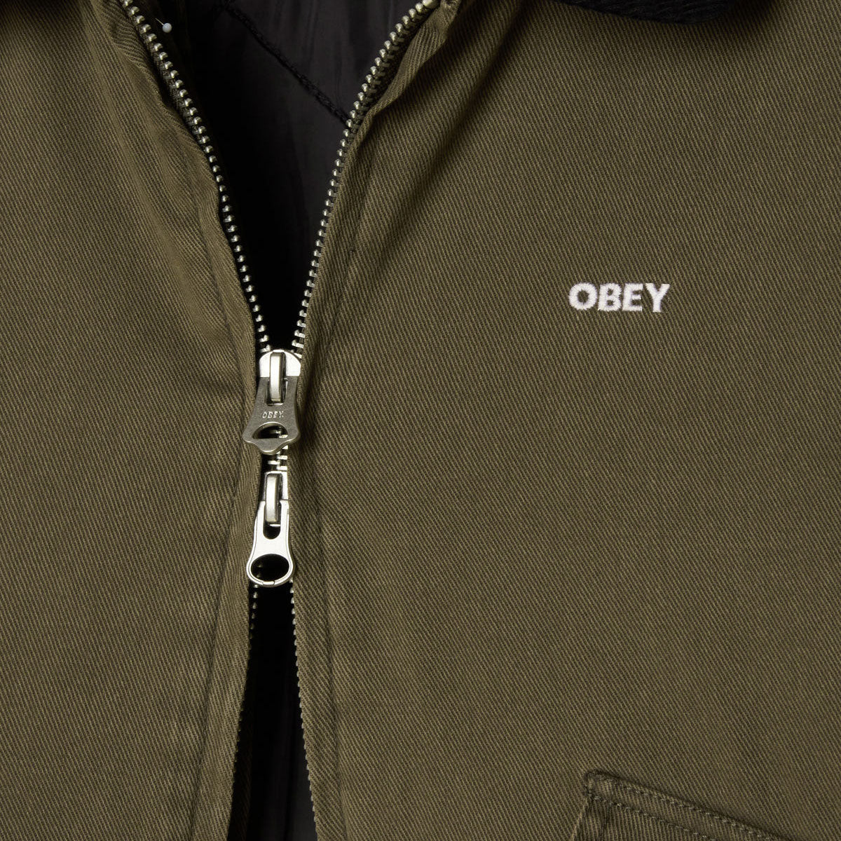 Obey Fade Wash Cwu Jacket - Wren Faded Wash image 3