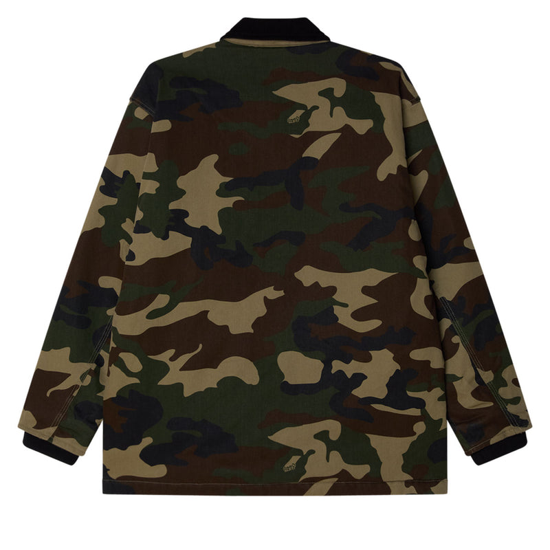 Obey Norton Barn Jacket - Woodland Camo