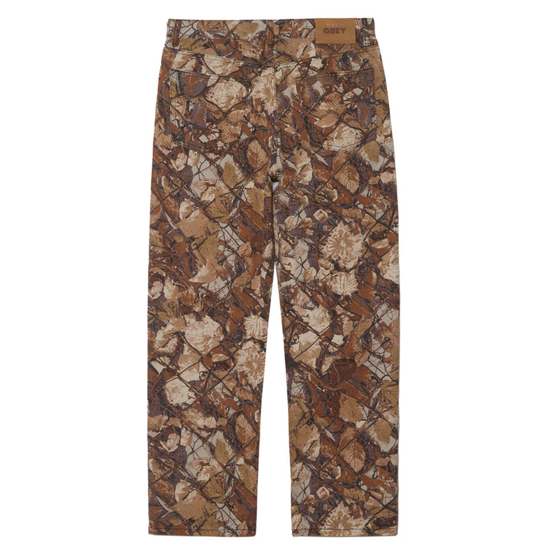 Obey Classic Baggy Denim Jeans - Fence Camo Multi