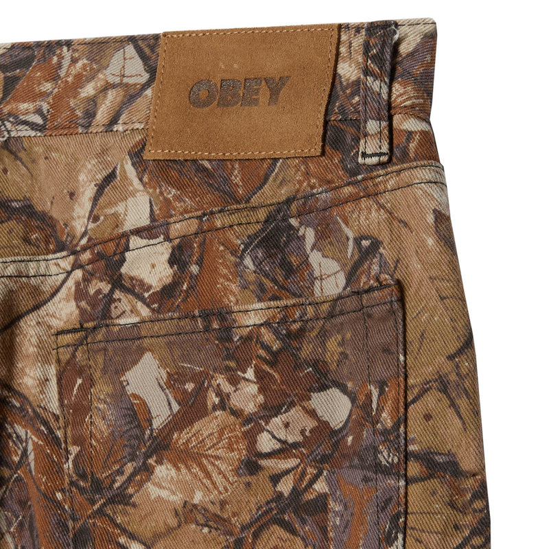 Obey Classic Baggy Denim Jeans - Fence Camo Multi