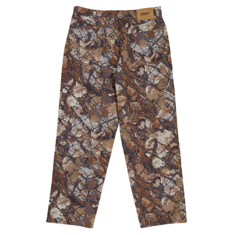 Obey Classic Baggy Denim Jeans - Fence Camo Multi