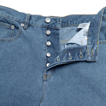 Obey Classic Baggy Denim Jeans - Medium Stonewash Light Indigo