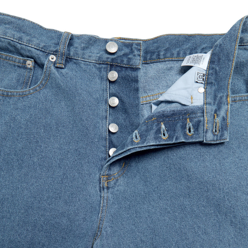 Obey Classic Baggy Denim Jeans - Medium Stonewash Light Indigo