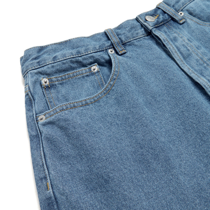 Obey Classic Baggy Denim Jeans - Medium Stonewash Light Indigo