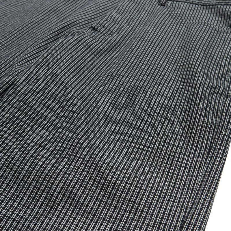 Obey Classic Baggy Plaid Denim Jeans - Black Multi