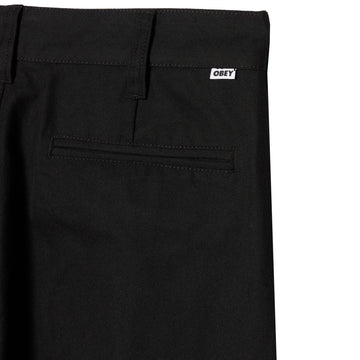 Obey Armel Pleated Pants - Black