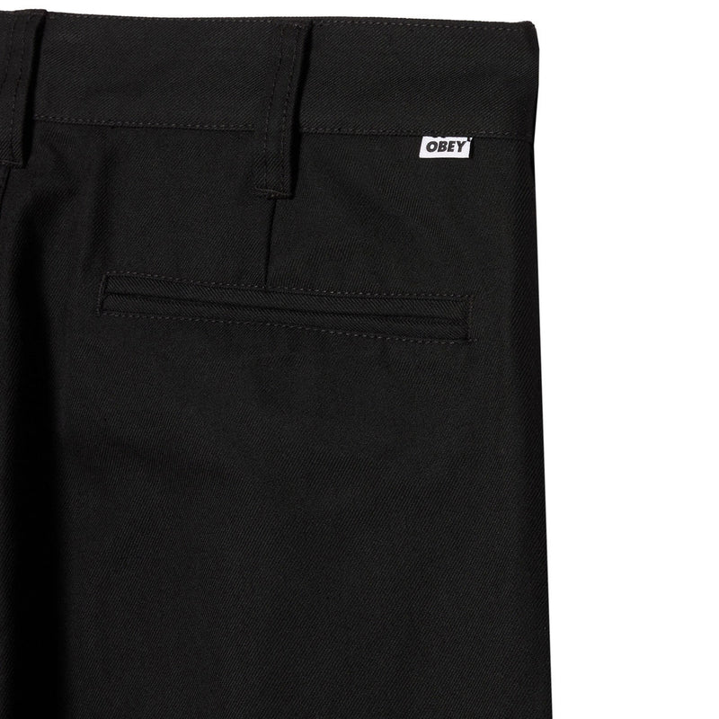 Obey Armel Pleated Pants - Black