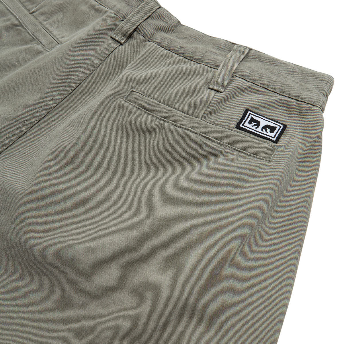 Obey Bigwig Giant Chino Pants - Smokey Olive Faded Wash – CCS