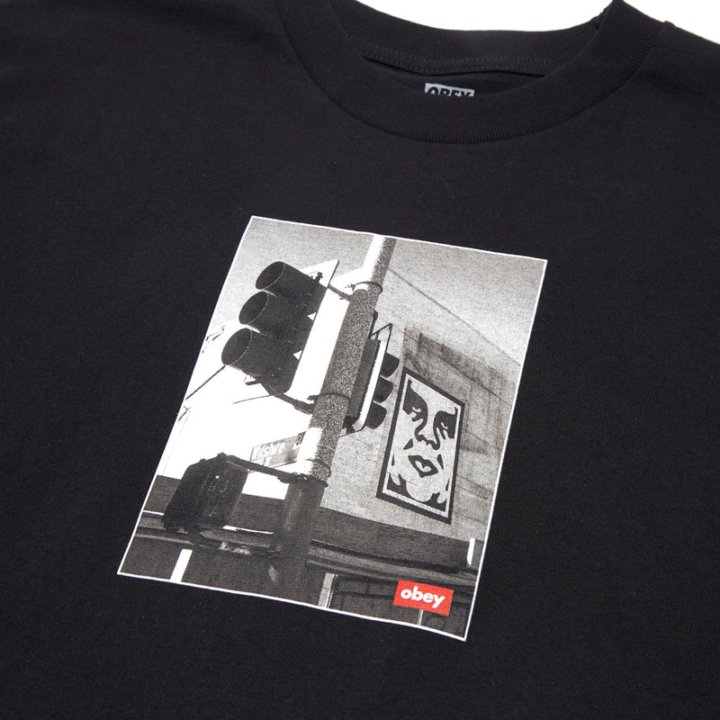 Obey Los Angeles Photo T-Shirt - Black