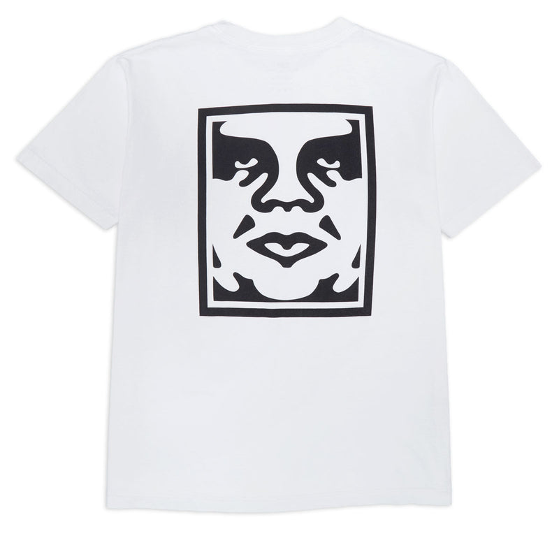 Obey Bold Icon Face T-Shirt - Pigment Chalk