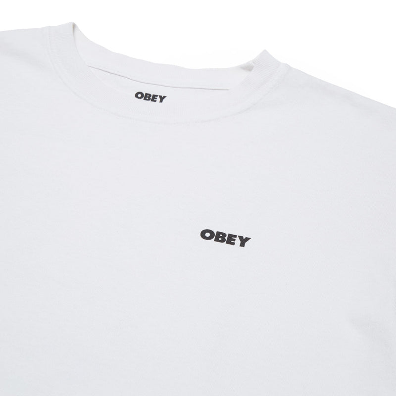 Obey Bold Icon Face T-Shirt - Pigment Chalk