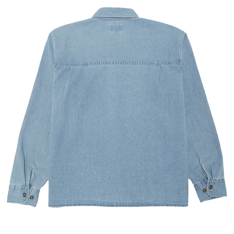 Obey Pablo Denim Long Sleeve Shirt - Light Indigo