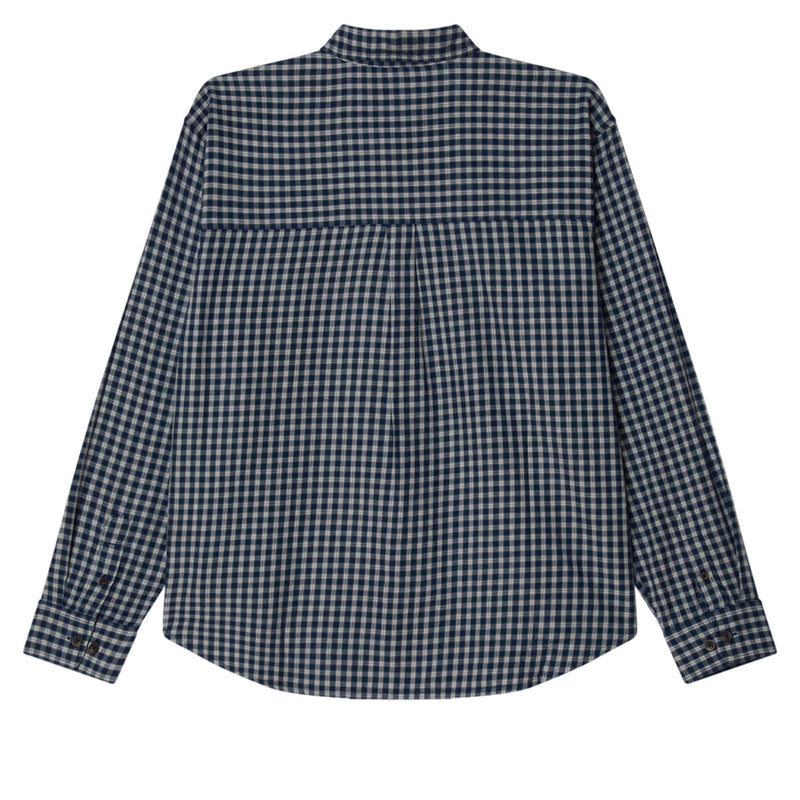 Obey Bigwig Andy Long Sleeve Shirt - Academy Navy Multi