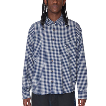 Obey Bigwig Andy Long Sleeve Shirt - Academy Navy Multi