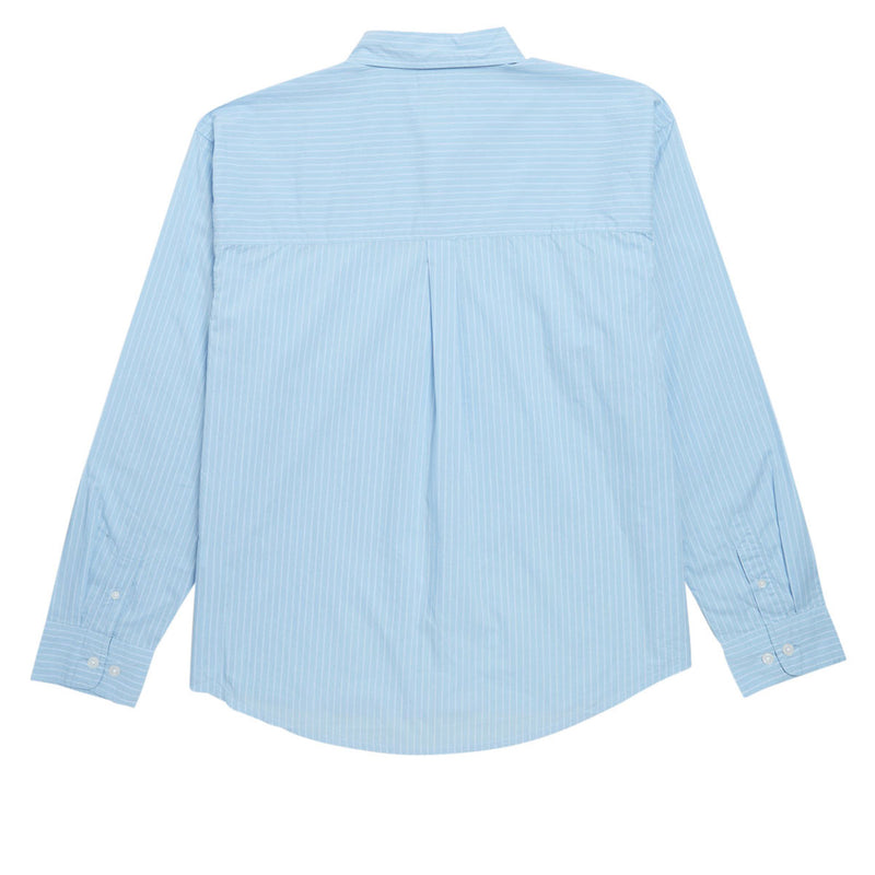 Obey Bigwig Blueprint Long Sleeve Shirt - Cerulean Multi