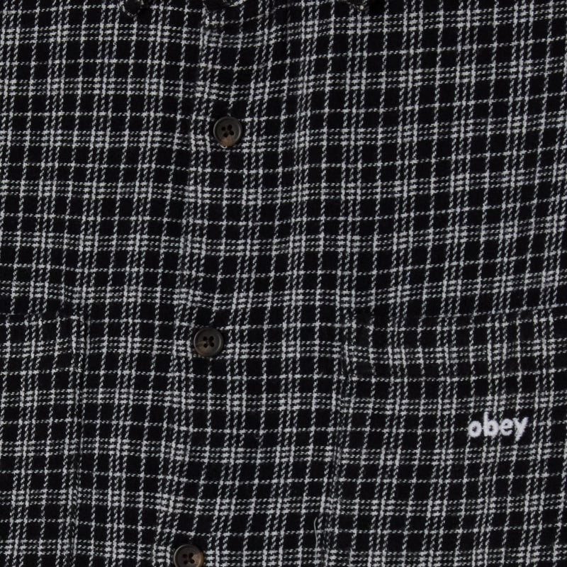Obey Bigwig Rick Long Sleeve Shirt - Black Multi