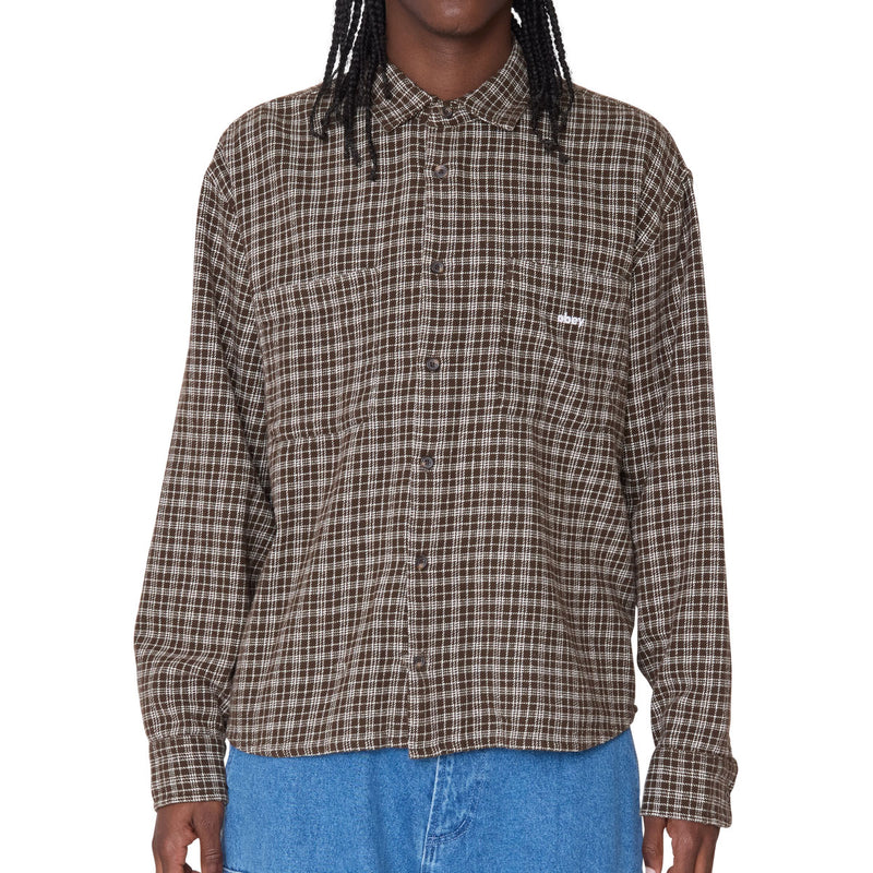 Obey Bigwig Rick Long Sleeve Shirt - Wren Multi