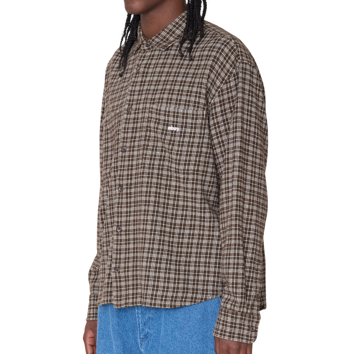 Obey Bigwig Rick Long Sleeve Shirt - Wren Multi image 6