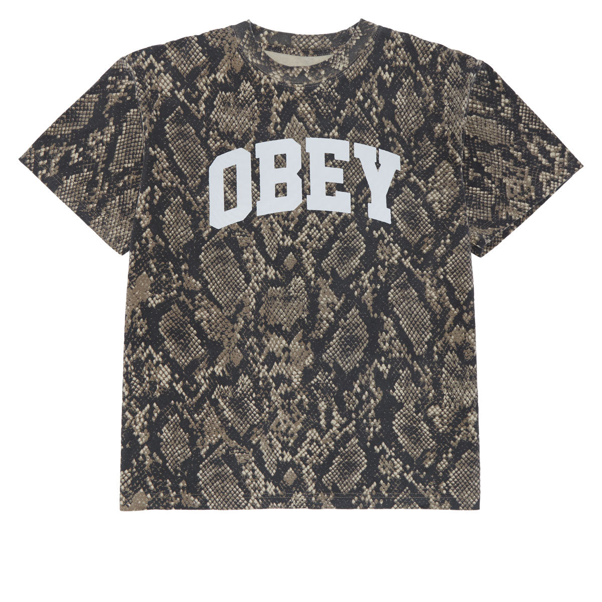 Obey Collegiate T-Shirt - Vintage Rattlesnake image 1