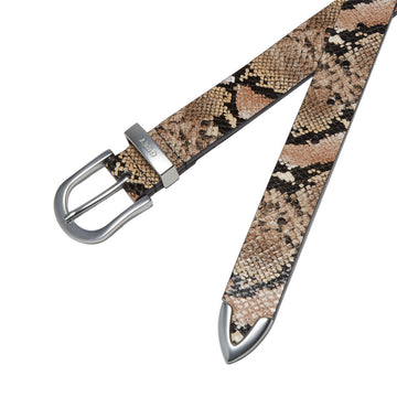 Obey Classic Leather Belt - Snake