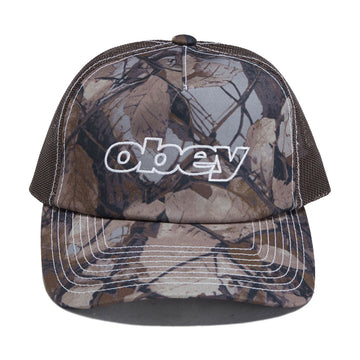 Obey Form Trucker Hat - Fence Camo Multi