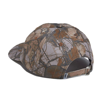 Obey Pigment Slanted 6 Panel Snapback Hat - Fence Camo Multi