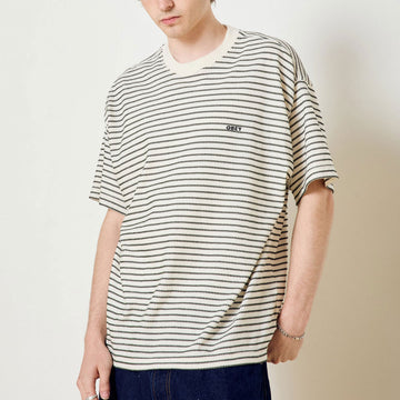 Obey Edwin Tee T-Shirt - Cream Mutli