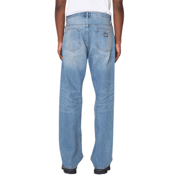Obey Boxcar Straight Leg Denim Jeans - Heavy Vintage Indigo