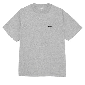 Obey The Medium Is The Message T-Shirt - Heather Grey II