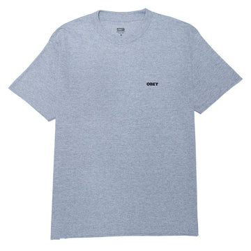 Obey Chalky Icon T-Shirt - Heather Grey