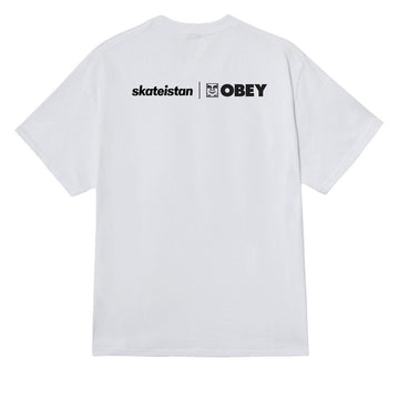 Obey Skateistan Photo T-Shirt - White