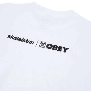 Obey Skateistan Photo T-Shirt - White
