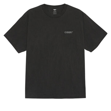 Obey Ripple T-Shirt - Pigment Dusty Black