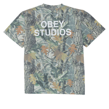Obey Pit T-Shirt - Leaf Camo