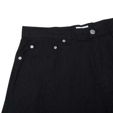 Obey Baggy Linen Devin Shorts - Black