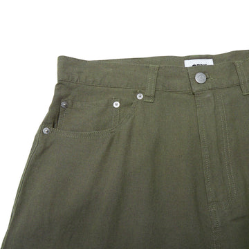 Obey Baggy Linen Devin Shorts - Smokey Olive