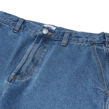 Obey Bigwig Carpenter Denim Shorts - Light Indigo Classic
