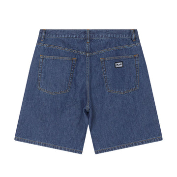 Obey Emerson Denim Shorts - Stone Wash