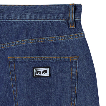 Obey Emerson Denim Shorts - Stone Wash