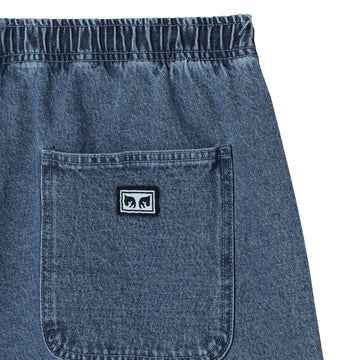Obey Easy Denim Shorts - Light Indigo