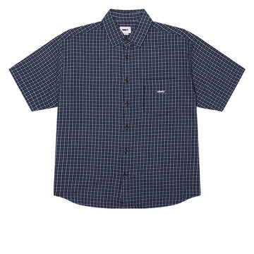 Obey Bigwig Ian Woven Shirt - Academy Navy Multi