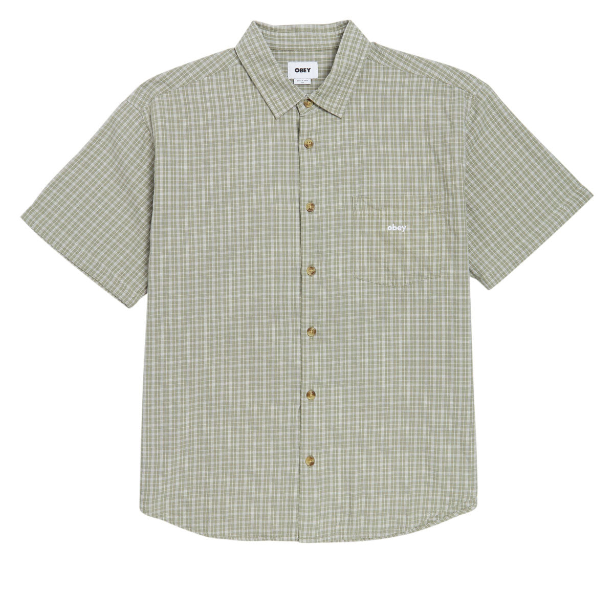 Obey Bigwig Ian Woven Shirt - Dried Sage Multi – CCS