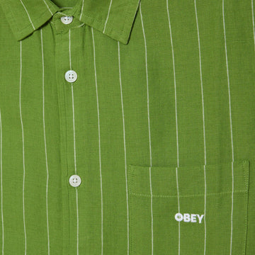 Obey Joe Woven Shirt - Piquant Green Multi