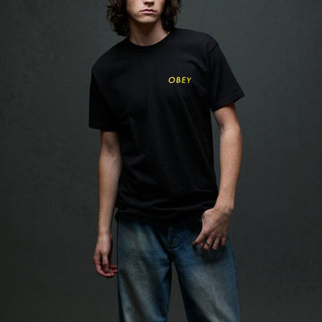 Obey Peace Brick T-Shirt - Black
