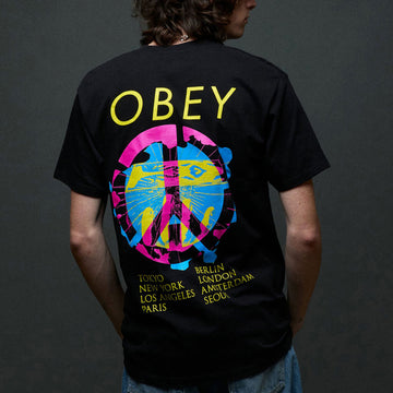 Obey Peace Brick T-Shirt - Black
