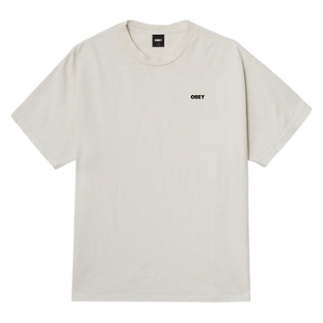 Obey Bold Icon Face T-Shirt - Pigment Chalk White