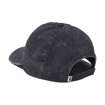 Obey Pigment Label 6 Panel Hat - Pigment Black