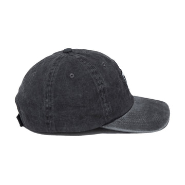Obey Pigment Label 6 Panel Hat - Pigment Black