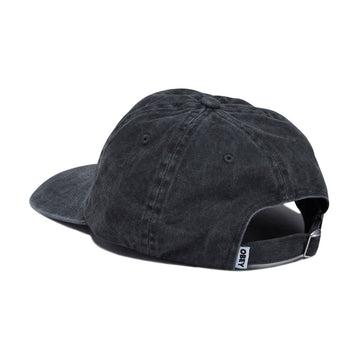 Obey Pigment Outline Delta 6 Panel Snapback Hat - Pigment Black